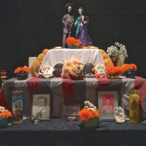 Our Dia de los Muertos ofrenda from 2015